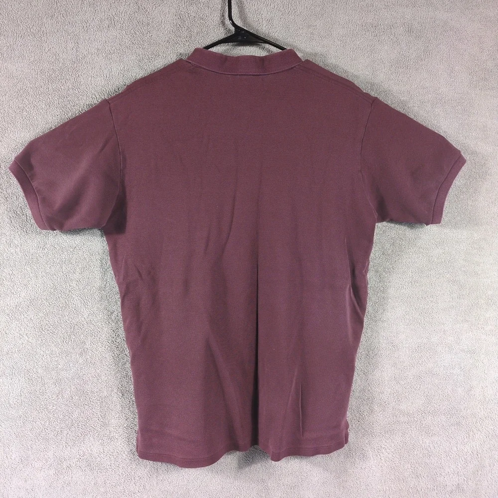 Polo Ralph Lauren Mens XL Burgundy Maroon Short Sleeve‎ Pique Polo Shirt